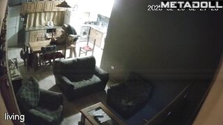 My amazing neighbours having sex in their bed hidden camera