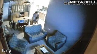 My amazing neighbours having sex in their bed hidden camera