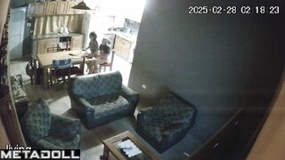 My amazing neighbours having sex in their bed hidden camera
