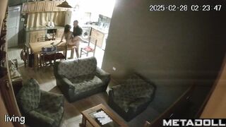 My amazing neighbours having sex in their bed hidden camera