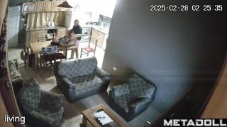 My amazing neighbours having sex in their bed hidden camera
