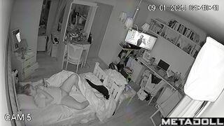 Innocent English blonde mom masturbates while watching tickling porn