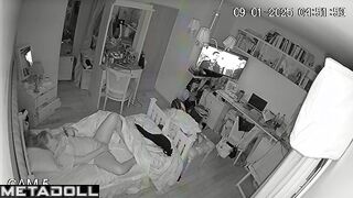 Innocent English blonde mom masturbates while watching tickling porn