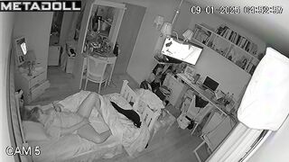 Innocent English blonde mom masturbates while watching tickling porn