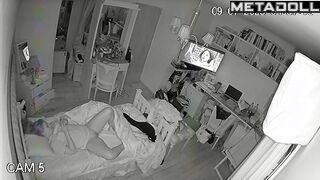 Innocent English blonde mom masturbates while watching tickling porn