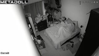 Fat Romanian brunette wife gets fucked in her sleep recording