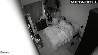 Real Swedish parents having sex in their bed wildly hidden camera