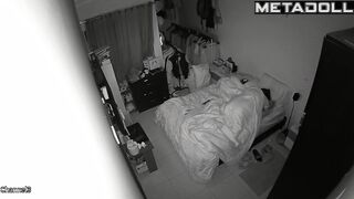 Real Swedish parents having sex in their bed wildly hidden camera