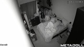 Real Swedish parents having sex in their bed wildly hidden camera