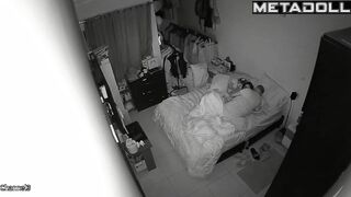 Real Swedish parents having sex in their bed wildly hidden camera