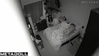Real Swedish parents having sex in their bed wildly hidden camera