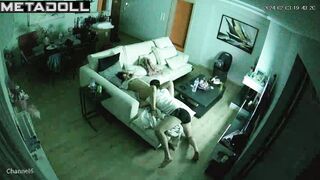 Real Belgian new couple fuck wildly in their bed spy cam