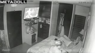 Real amateur couple fuck before going to sleep live