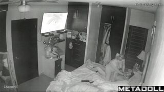 Real amateur couple fuck before going to sleep live