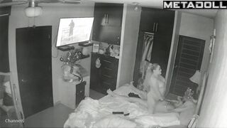 Real amateur couple fuck before going to sleep live