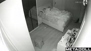 Tattooed French brunette student girl fucks with her boss recording