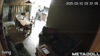 Sweet British brunette mom sucks old cock and got cum