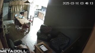 Sweet British brunette mom sucks old cock and got cum