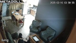 Sweet British brunette mom sucks old cock and got cum