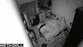 Amazing new couple having sex in their bed wildly leaked record