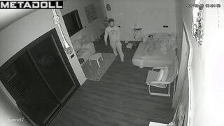 Greek young lovers having sex in their daughter’s room spy cam