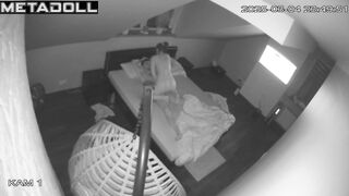 Beautiful American dirty couple having sex in their daughter’s room live