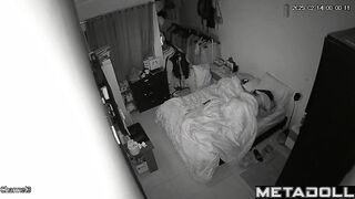 Amazing French married coiple have an intimate sex voyeur cam