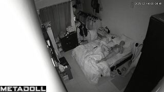 Amazing French married coiple have an intimate sex voyeur cam