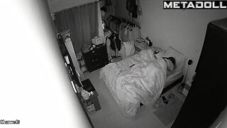 Amazing French married coiple have an intimate sex voyeur cam