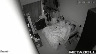 Amazing French married coiple have an intimate sex voyeur cam