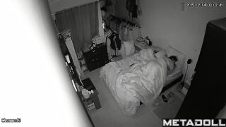 Amazing French married coiple have an intimate sex voyeur cam