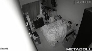 Amazing French married coiple have an intimate sex voyeur cam