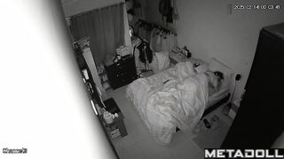 Amazing French married coiple have an intimate sex voyeur cam
