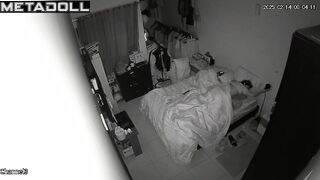 Amazing French married coiple have an intimate sex voyeur cam