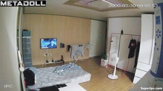 Newly married Korean couple have sex