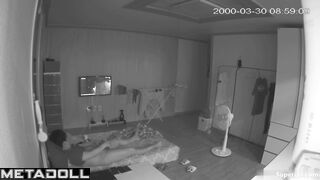 Newly married Korean couple have sex