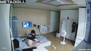 Newly married Korean couple have sex