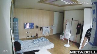 Newly married Korean couple have sex
