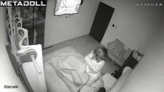 Perverse English brunette step-mom gets fucked for the first time spy cam record