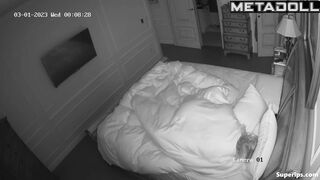 Busty American MILF fucks in her sleep