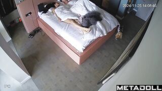 Fetishist German couple fuck in their bed