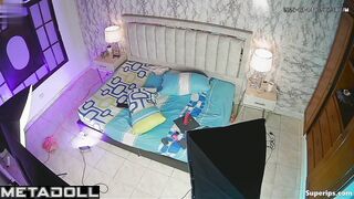 Young Latina girl masturbates live