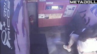 Hot Korean couple at a karaoke bar