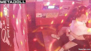 Hot Korean couple at a karaoke bar