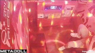 Hot Korean couple at a karaoke bar