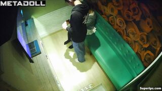 Beautiful Korean girl is groped