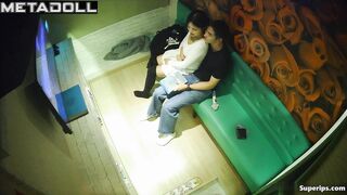 Beautiful Korean girl is groped