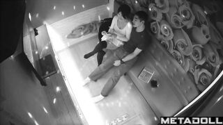 Beautiful Korean girl is groped