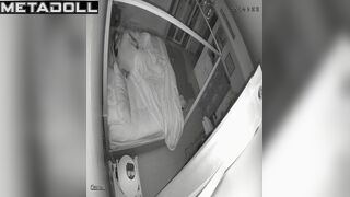 Real Estonian couple fuck on their bed hard hidden IP camera