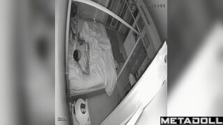 Real Estonian couple fuck on their bed hard hidden IP camera